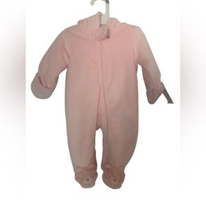 Carter's Pink Footie One Piece with Zipper Closure